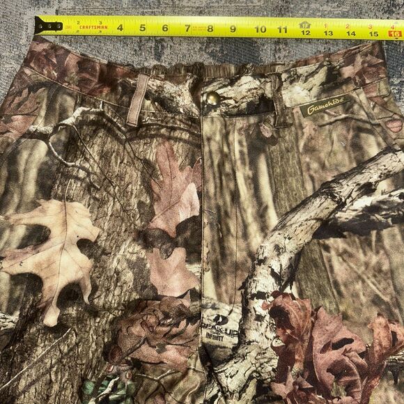 Gamehide Hush Hide Pants L 12 Cargo Mossy Oak Camo Lined Soft Hunting Rain - Picture 5 of 12